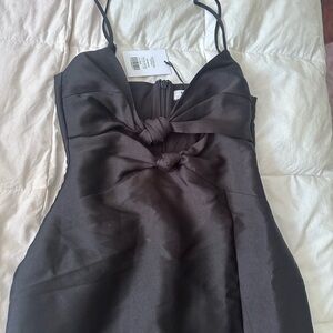 Showpo black Janice formal maxi midi dress